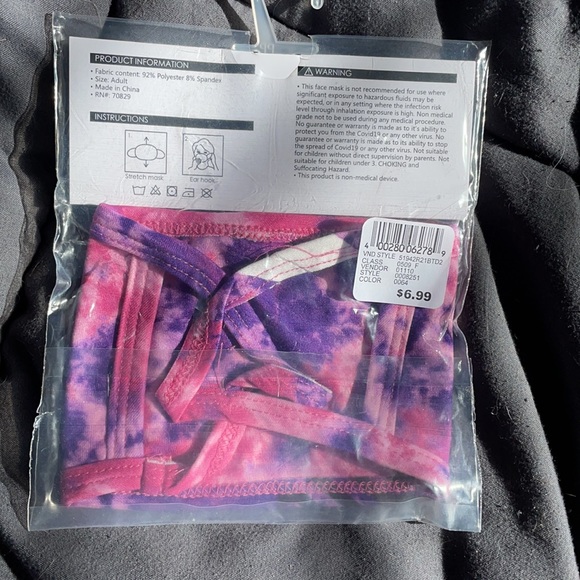 RUE21 “BADDIE” Cloth Face Mask - Picture 2 of 2